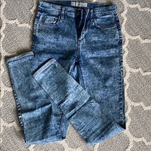 Topshop high-waisted jeggings